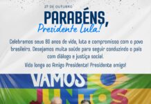 Parabéns, presidente Lula!