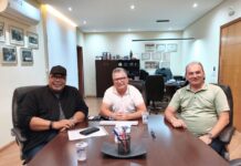 Serginho recebe lideranças dos Químicos de Rio Claro