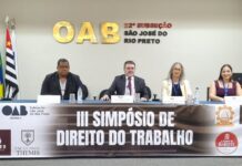 Lideranças dos Químicos de São José do Rio Preto participam do III Simpósio de Direto do Trabalho na OAB