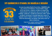 Parabéns, Químicos de Marília!