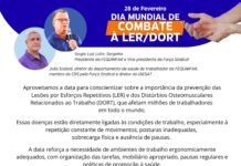 Dia Mundial de Combate à LER/DORT
