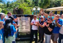 Serginho prestigia inauguração do Centro de Lazer do SINTRAPEL