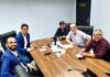 FEQUIMFAR e Químicos da Baixada Santista se reúnem com secretário de Cubatão para discutir desenvolvimento regional